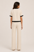 Suit black white