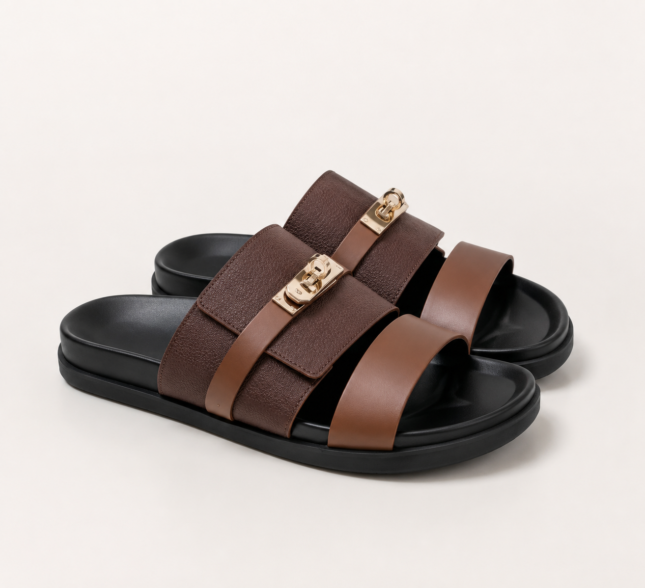Luxe Brown Sandels