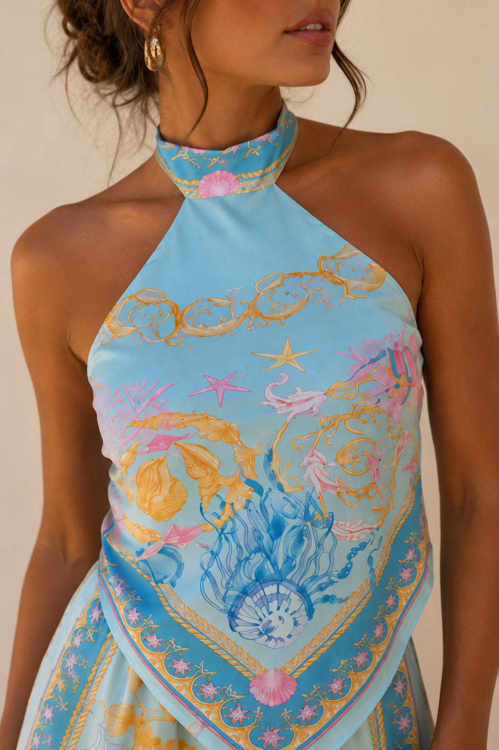 Ocean halter set